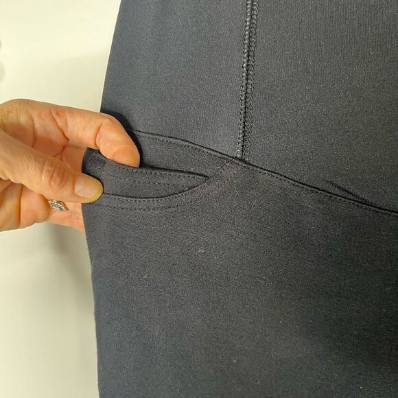 Isabel Maternity by Ingrid & Isabel Black Stretch Dress Skinny Pants - Picture 5 of 8